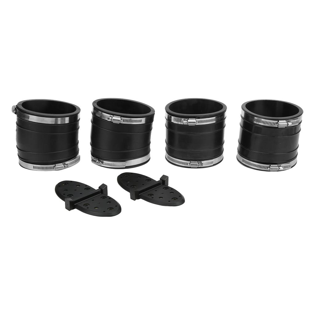 Sada hadic vlnovce výfuku typu Y Klapka vodní clony Spodní Horní 32‑14358T Náhrada pro motory Mercruiser V6 V8