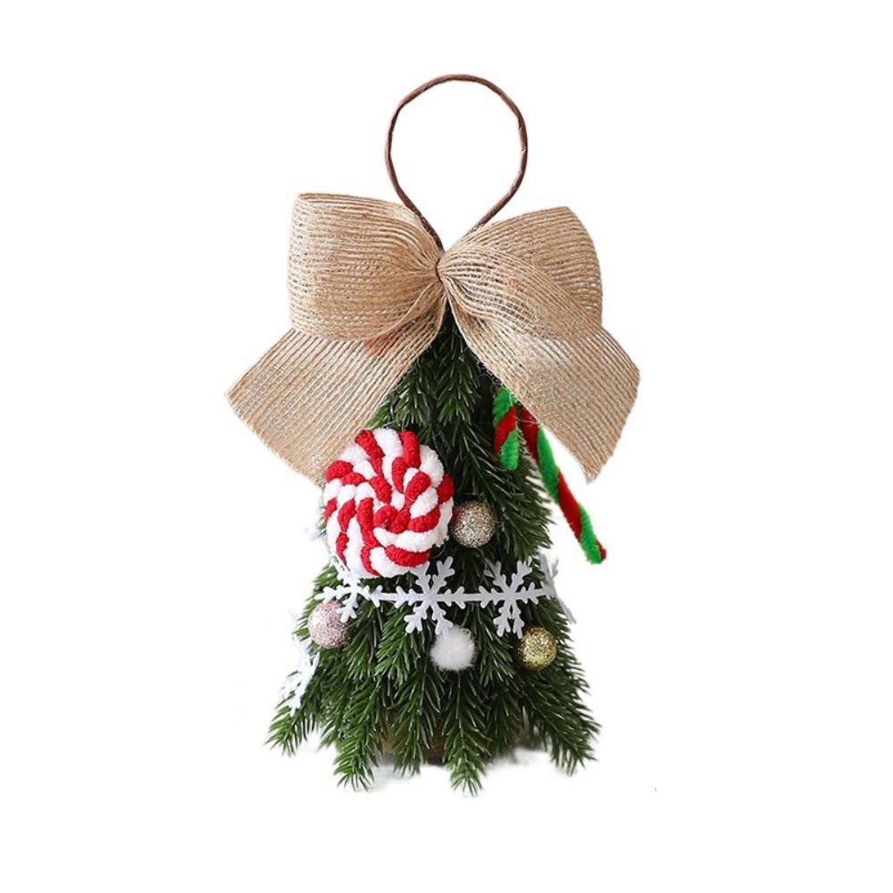 New Mini Christmas Tree Scene Setup Santa Claus Christmas Tree PE DIY Desktop Ornament Home Decoration