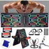 Planche Push Up - AOUZEA - Multifonctionnelle 12 En 1 - Pliable - Antidérapante - Gants Inclus