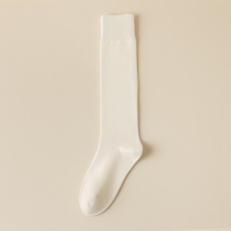 Men's Spring and Autumn Business Pure Cotton Deodorant Middle Aged and Elderly Loose Mouth Boneless Socks