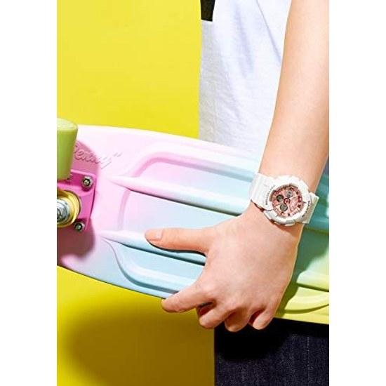 Casio Wristwatch Baby-G Domestic Genuine Product BA-130-7A1JF Ladies White