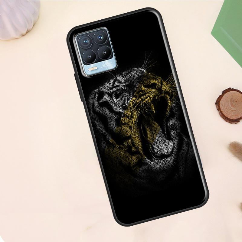 Dierlijke Tijger Kunst Hoesje Voor Realme C55 C53 C33 C63 C61 C51 C65 C67 C71 C75 11 12 13 14 15 Pro Plus GT6 GT7 Pro