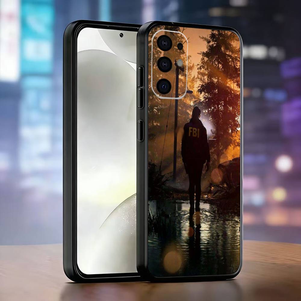 Coole Alan Wake Handyhülle Für Samsung S25,S24,S21,S22,S23,S30,Ultra,S20,Plus,Fe,Weiche Silikon Schwarze Hülle