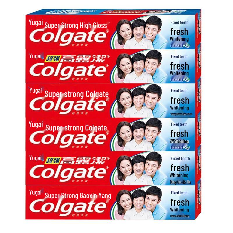 Colgate Strong Teeth Toothpaste with High Calcium (6-Pack)
