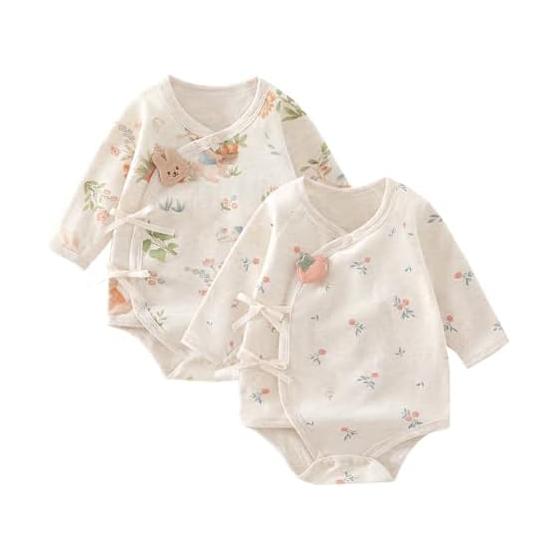 Baby nest Baby Clothes 100% Cotton Romper Newborn Underwear Organic Cotton Swaddle Baby Gift Gift Set of 2