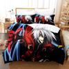 New Personality 3D Printed Anime Blazblue Bedding Set Cartoons three-piece set Adult Kid Bedroom Duvet cover Sets Home Textiles