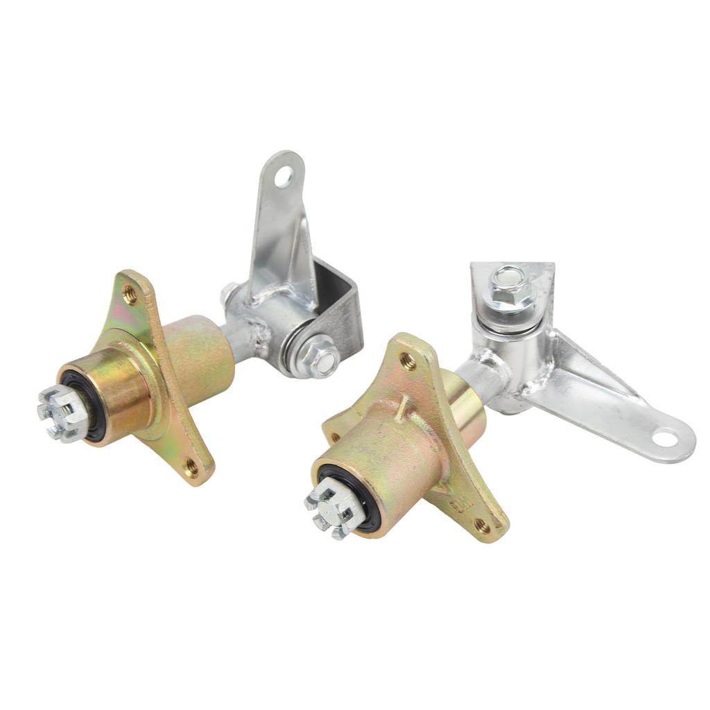 1 Pair 14mm 3 Stud Front Wheel Hubs Steering Spindle Steel Alloy Safe Driving for Drift Trike ATV Quad