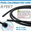 A1A2 Plastic Construction Replacement Tube For Swimming Pool Chlorinators Chemics Resistant and Easy Installation Design