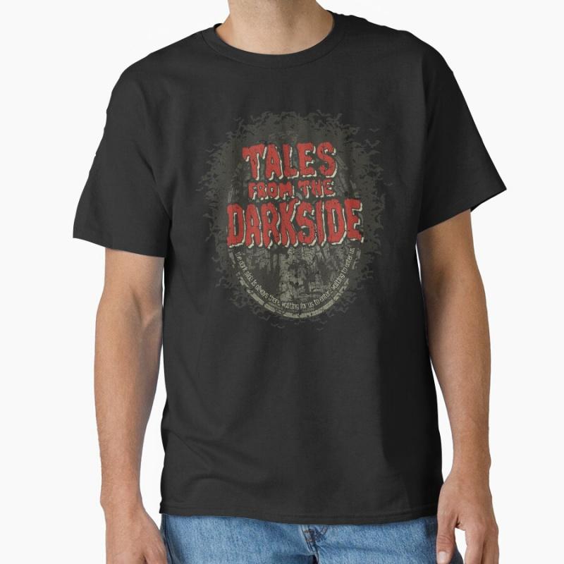 Tales from the Darkside 1983 80s Vintage Horror Movies T Shirt for Men Large Size Adult Tops S-