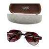 Used [Almost unused] COACH Aviator sunglasses red with case