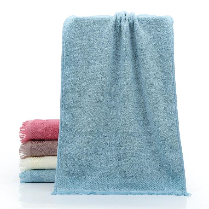 Custom Logo Lint-Free Bamboo Fiber Jacquard Washcloth - Soft, Absorbent, Embroidered Towel