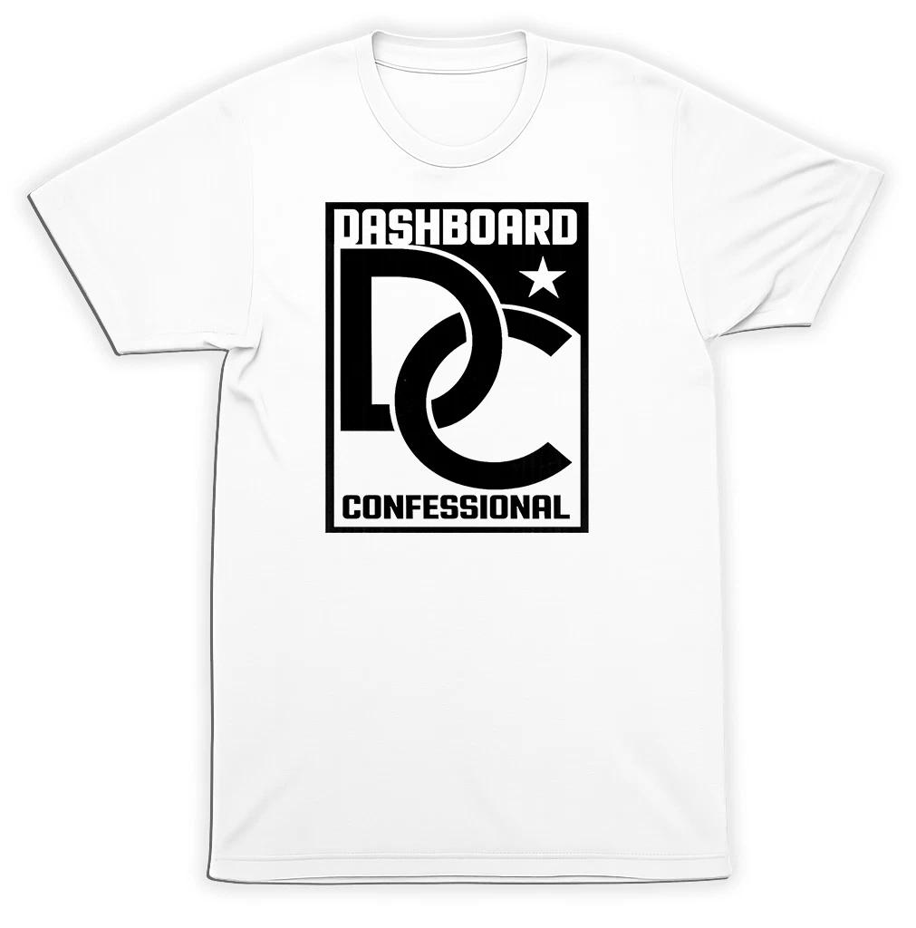 Dashboard Confessional DC Star Logo T-Shirt – Emo Acoustic Band Tee 4XL