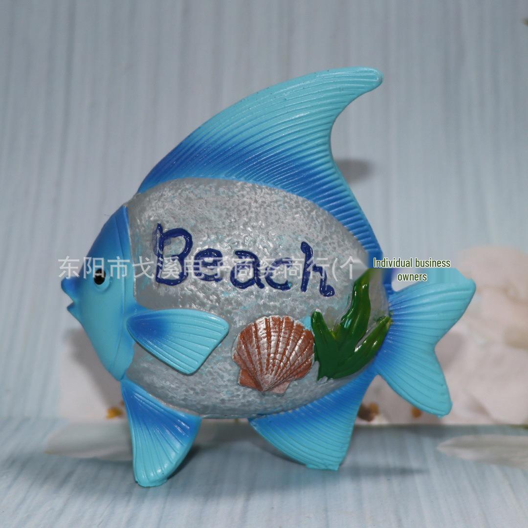 

Handcrafted 3D Ocean Park Beach Fish Ornament озеро синий