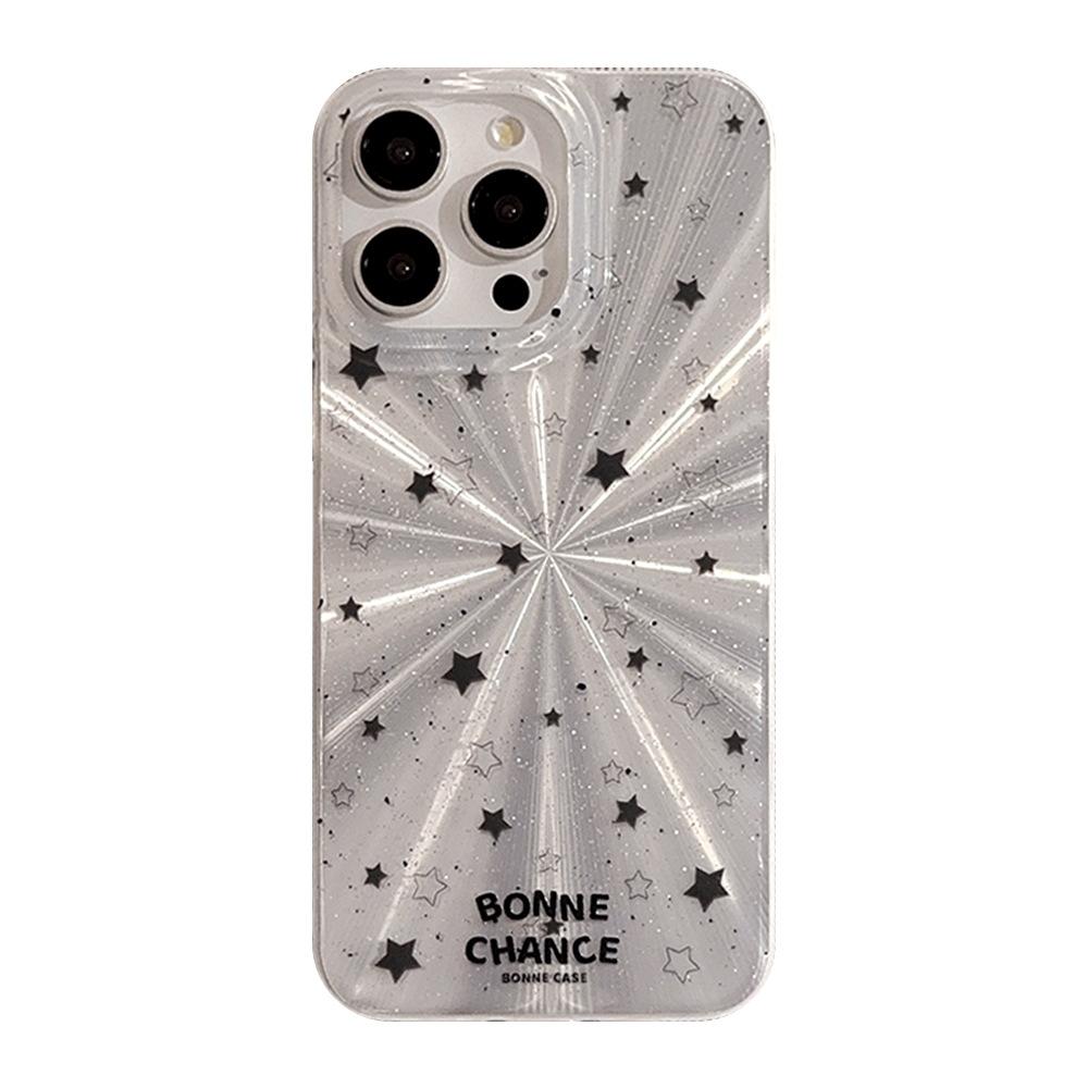 Aurora Ins Black Star Phone Case Apple 15pro Max Suitable for Iphone13 Anti Fall 16 Sweet Cool 14 Hard