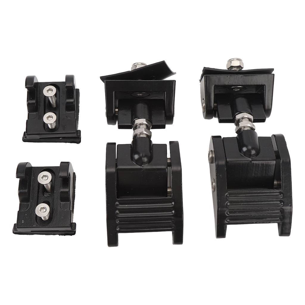 Hood Latches Aluminum Stainless Steel Adjustable Enhanced Safety Locking Hood Catch Kit for JK JKU 2