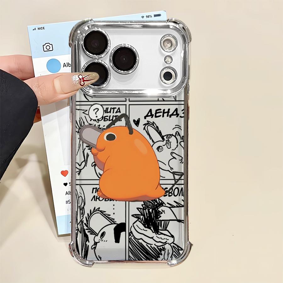Case for Apple iPhone 13 12 11 Pro Max 16 15 14 Plus 16e 17 Air Soft Cover Cute cartoon anime