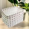 Cotton Linen Foldable Waterproof Desktop Storage Basket