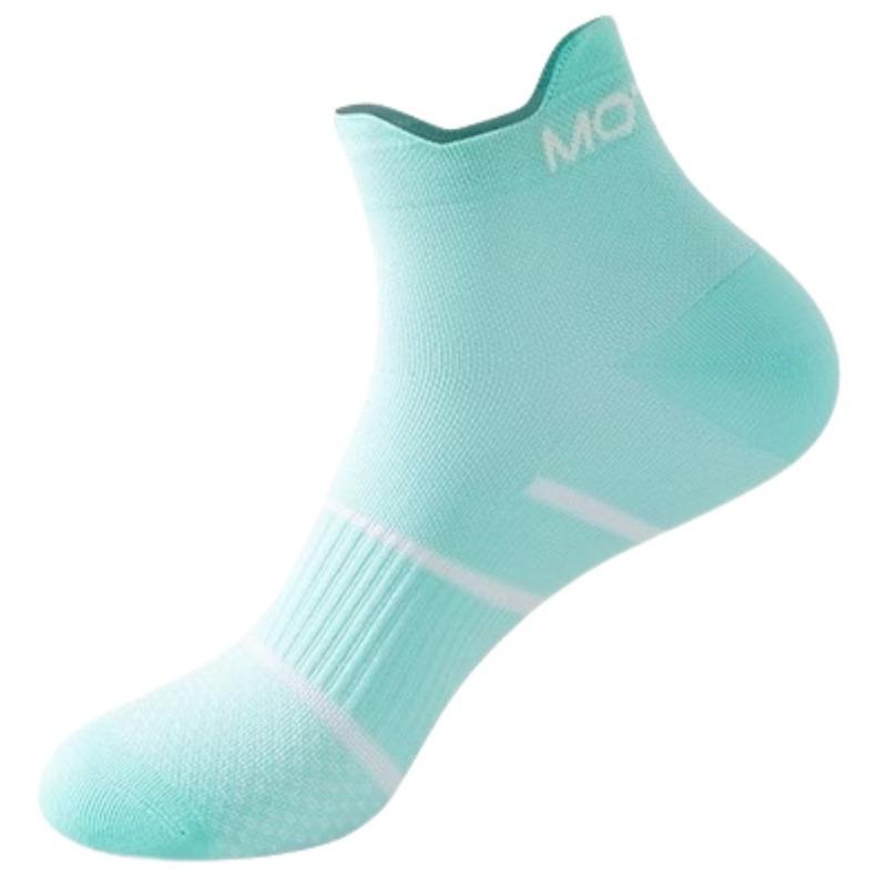 

Мужские и женские летние тонкие, дышащие, влагоотводящие и быстросохнущие профессиональные тренировочные носки для бега, марафонов и альпинизма 1 pair светло-синий