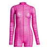 Womens/Ladies Ivy Park Mesh Fitted Long-Sleeved Romper