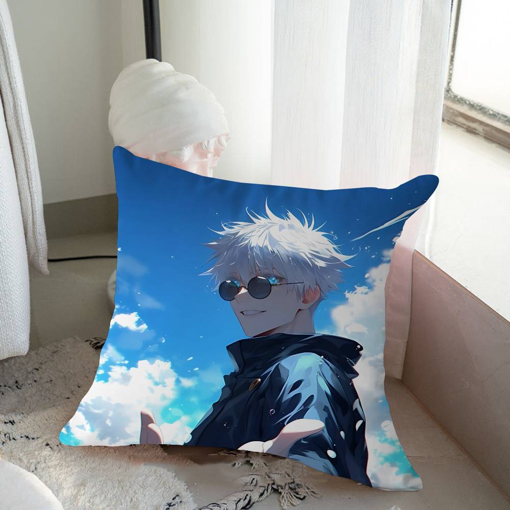 Anime S-Satoru G-Gojo Pillow Cover Sofa Cushion Cover Home Room Decoration Children Gift