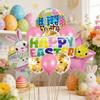 1/3Pcs Easter Balloons Bunny Balloon Easter Egg Cute Foil Balloon Happy Easter Party Decorations Holiday Supplies Birthday Decor