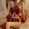 Elegante Intieme Nachtjapon: Grote Maat Lingerie met Snelsluiting voor Passionele Avonden, Oude Stijl, en High-End Sfeer