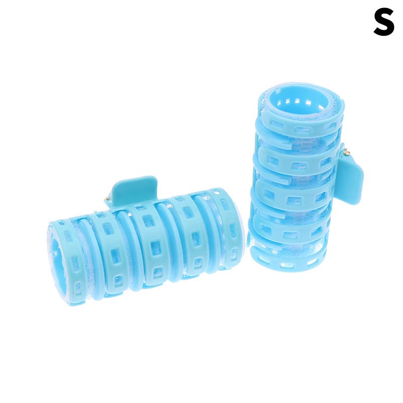 2Pcs Self-Adhesive Bangs Curlers Lazy Spiral Hair Bangs Roll Curler Plastic No Heat Air Diy Hair Curling Styling Tools