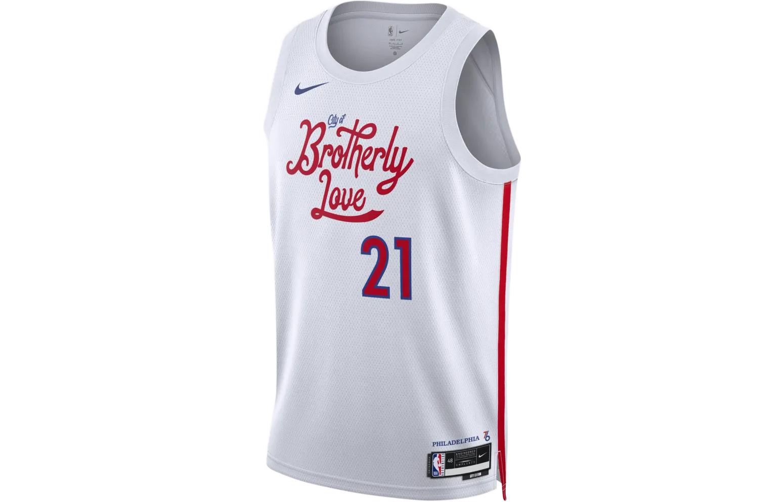 Майка Nike NBA Joel Embiid Philadelphia 76ers City Edition 2022 Swingman DO9606-101 M