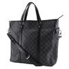 Louis Vuitton Tadao Handbag N51192 2WAYShoulder Tote Bag Black Damier Grafitto Canvas Mens Used