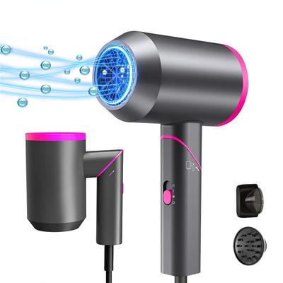 Professional 1800W-2000W Hair Dryer with Diffuser Travel Hair Dryer Blow Dryer with Diffuser Foldable Professional Hair Tools Portable Hair Drier