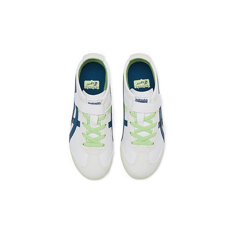 ONITSUKA TIGER Mexico 66 Low Top Sneakers Kids Sneakers White Blue Green 1184A049-101