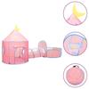 Play Tent with 250 Balls Pink 301 x 120 x 128 cm