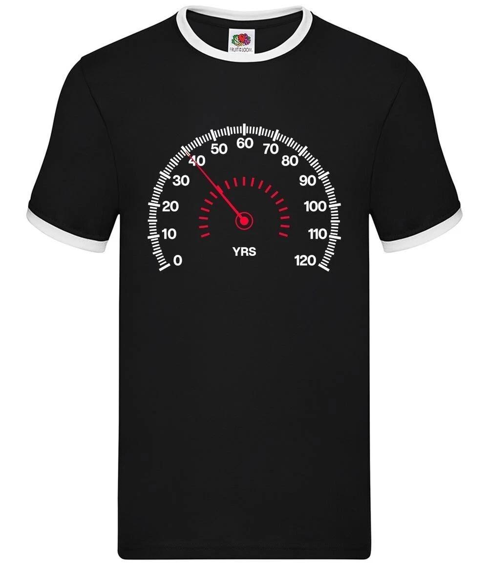 Speedometer 40° Compleanno - Ringer Uomini - 40 Anni Compleanno 40° S