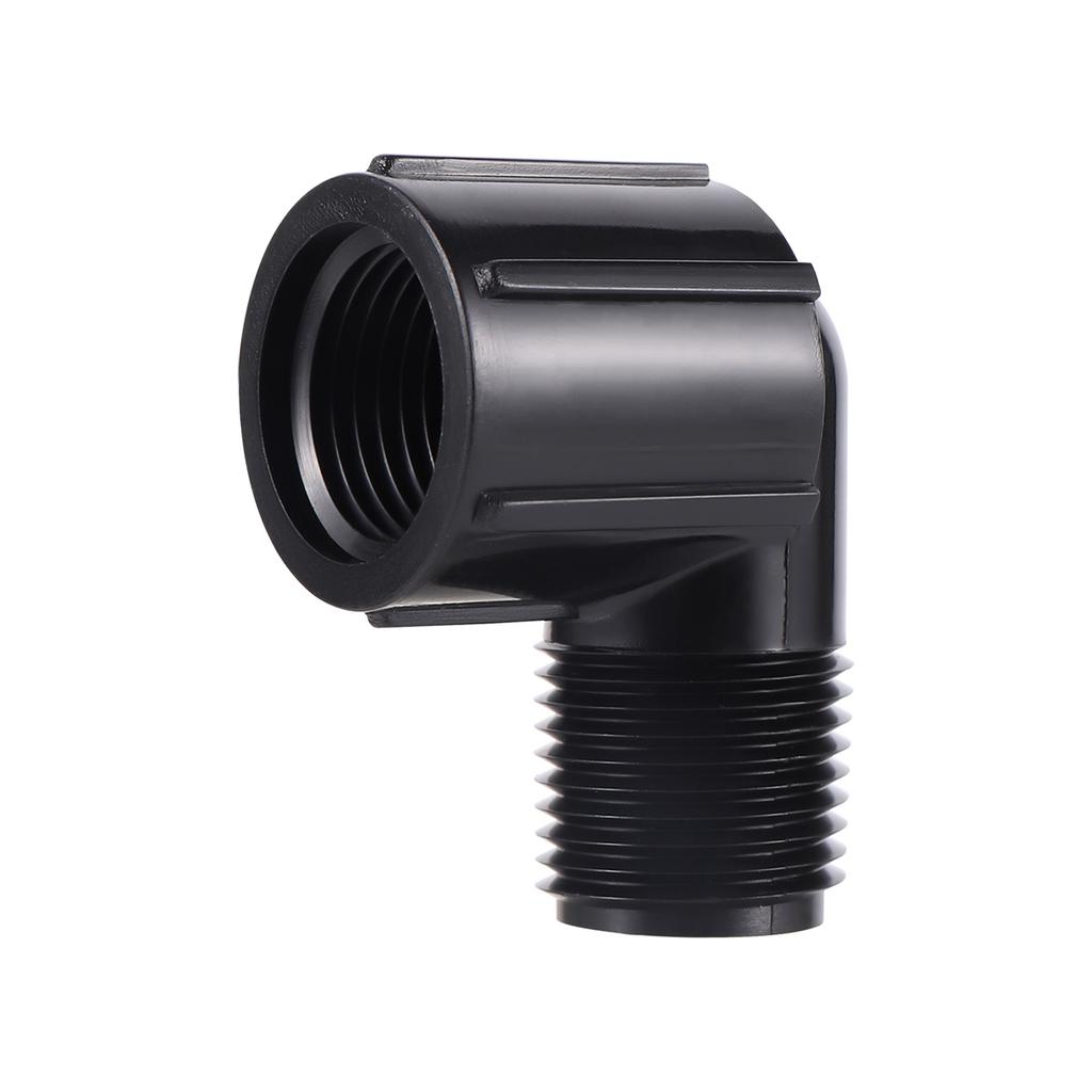 PVC Water Supply Pipe 1/2" 3/4" Female Thread Elbow Connector 90 Degree Plastic Right Angle Elbow Adapter Aquarium Joint Fitting