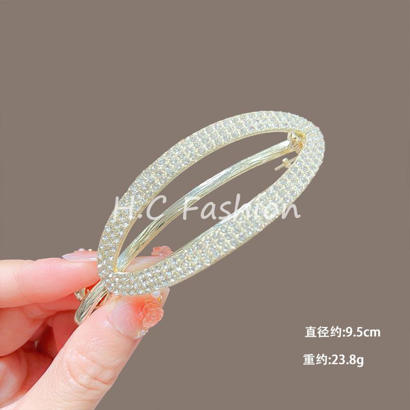 Trendy Personal Flower Hairpins Women Pearl Hair Clips Accessories Temperamental Alloy Hair Accessories