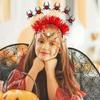 Dress Up Halloween Tiara Hair Hoop Plastic Spider Headband Halloween Goth Headband  Adults Kids