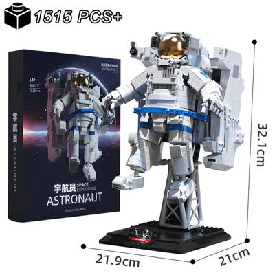 Vesmírný Ornament Expert Astronaut Stavebnice Kreativní Model Vesmírný Muž Cihličky Sady Hračky pro Kluuky Děti Dospělé Dárky