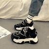 Korean Version Thick Bottom Womens Shoes Wear Resistance Breathable 2024 New Fashion Casual Simple All-match Sneakers Autumntime