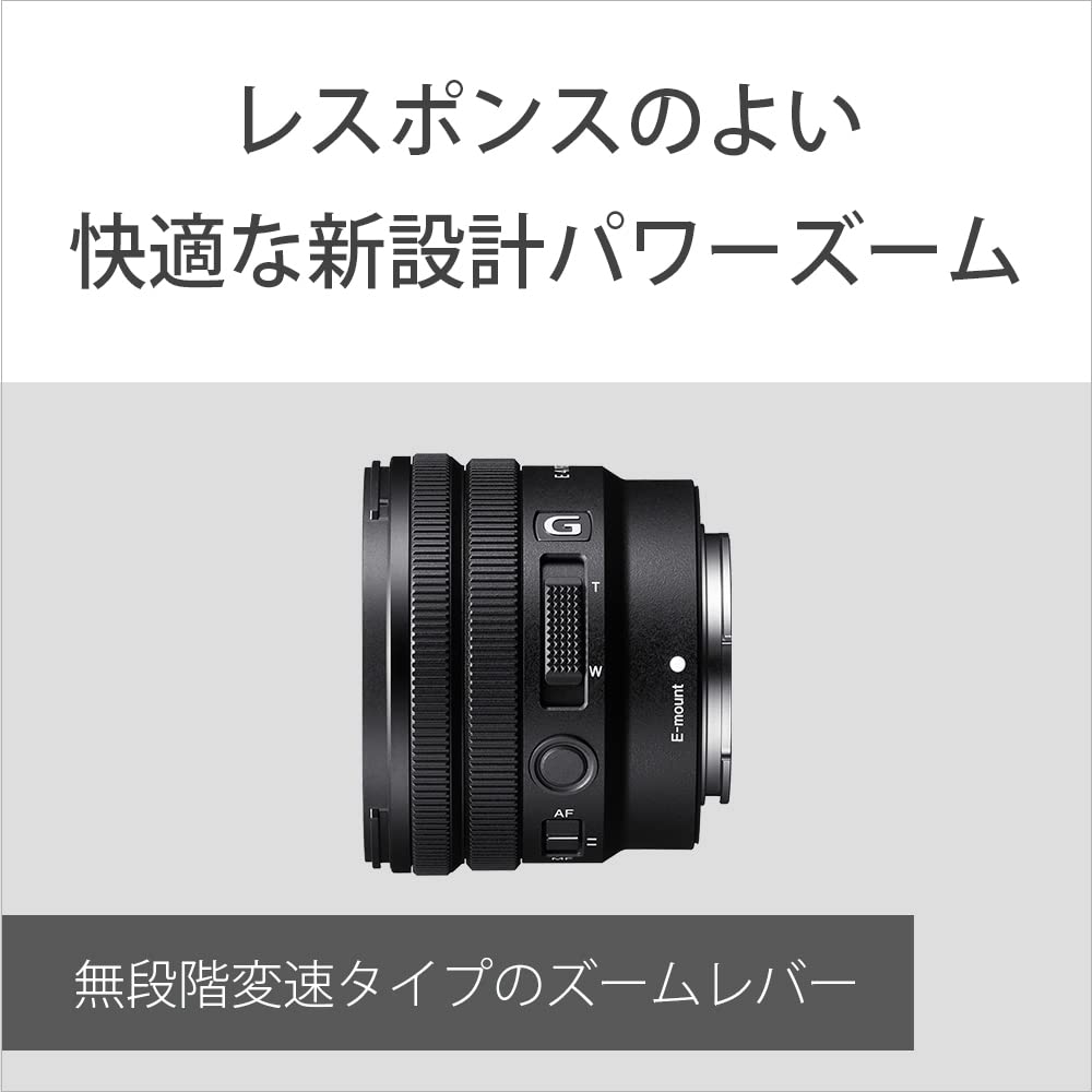 SONY SELP1020G Zoom E PZ F4 G Genuine Lens for Digital SLR Cameras Wide-Angle Lens, APS-C 10-20mm Lens, [E-Mount]
