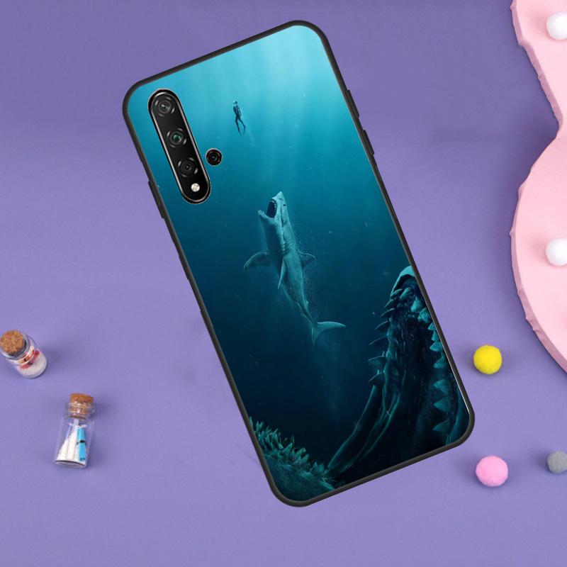 

Shark Ocean Fish For Huawei Nova 5T 9 10 SE 7i 8i 11i 12i Y60 Y61 Y70 Y72 Y73 Y90 Y91 P20 P40 P30 Lite Case Huawei Nova Y61