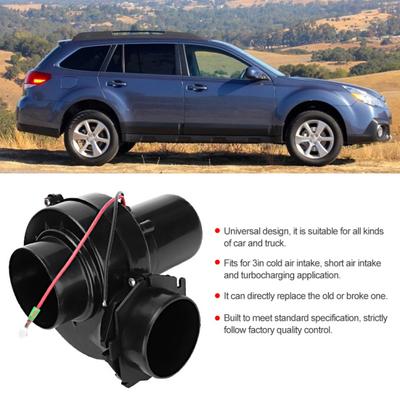 Electric Turbocharger Universal Easy To Install Black 3inch Cold Air Intake Generator AV SC006-2j1258 for Car