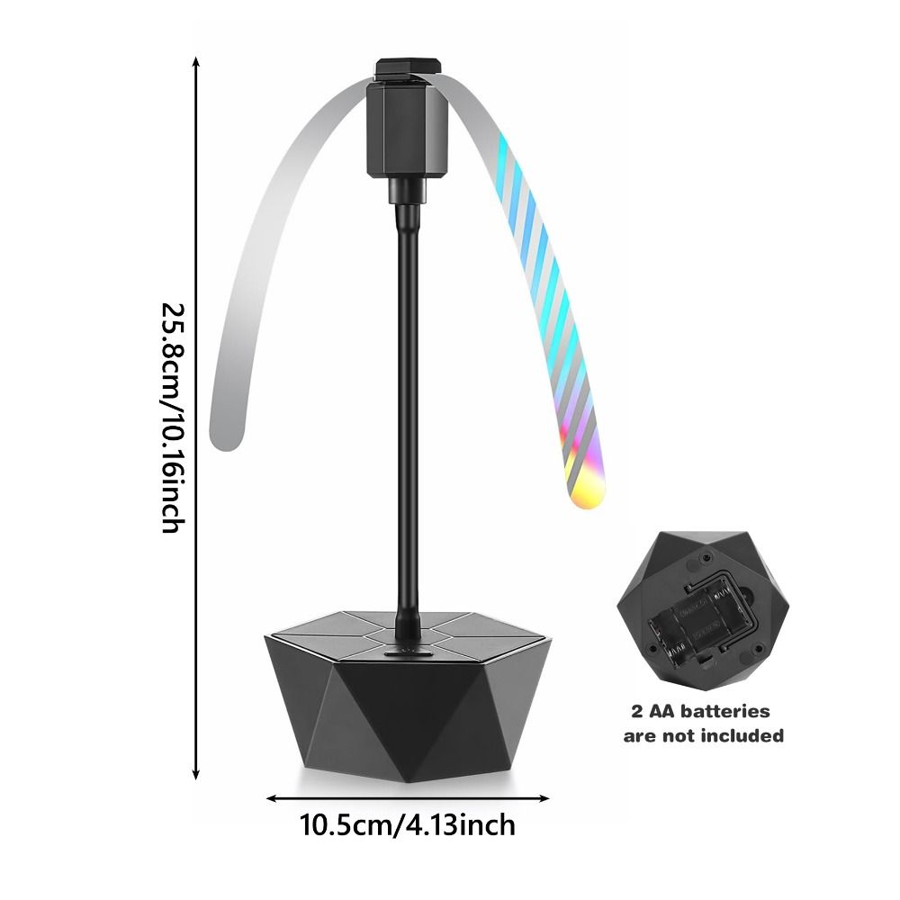 Battery Powered Food Fans for Tables Keep Flies Away Fly Spinner Table Top  for Picnic, Party, BBQ