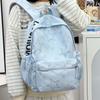 Schoolbag Trendy Brand Schoolbag Junior High School Student Male High School College Student Tie-dye Travel Backpack Large Capacity Lightweight