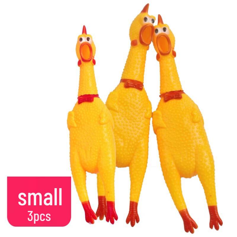 Пищащая курица Игрушка для собак 3 шт.
