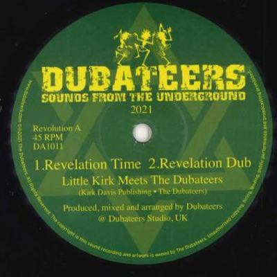 10inch Record LITTLE KIRK / CARL MEEKS - Revelation Time; Revelation Dub / S DA1011 Dubateers 2022 UK Reggae, Ska & Dub
