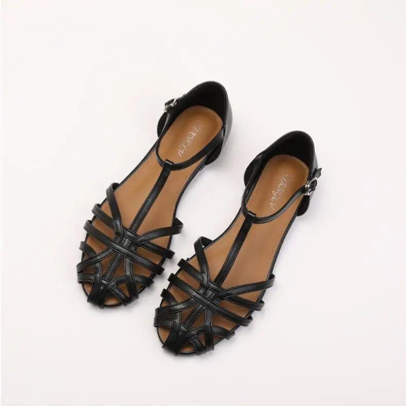 Baotou Sandals for Women Fashion Breathable Hollow Out Sandal Fashion Outdoor Casual Sandal Summer Holiday Roman Shoes for Women