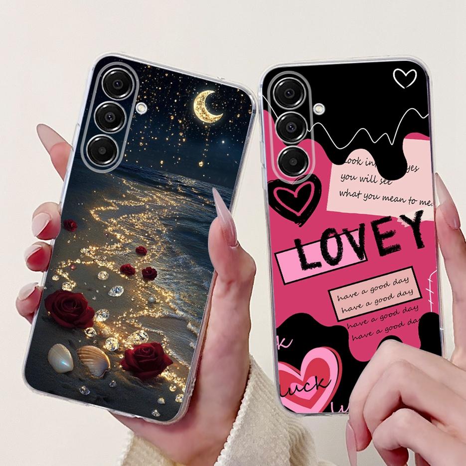 For Samsung Galaxy A17 4G Case SM-A175F New Luxury Painted Cover Soft Slim Phone Case For Samsung A17 A 17 5G A176B Fundas Coque