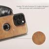 Shockproof Leather Case for iPhone 17 16 15 14 13 Pro MAX Protective Slim Cover with Kickstand, Invisible Stand