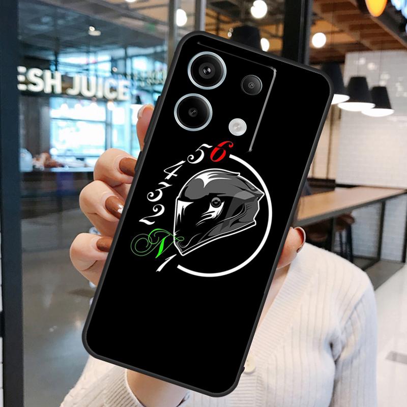 1N23456 Motorcycle Case For Xiaomi Redmi Note 14 Pro 10 11 12 13 15 Pro Plus Redmi 15 10C 12C 13C 14C 15C Cover