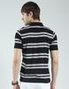 MONTE CARLO Men's Regular Fit Striped Half Sleeve Polo T-Shirt